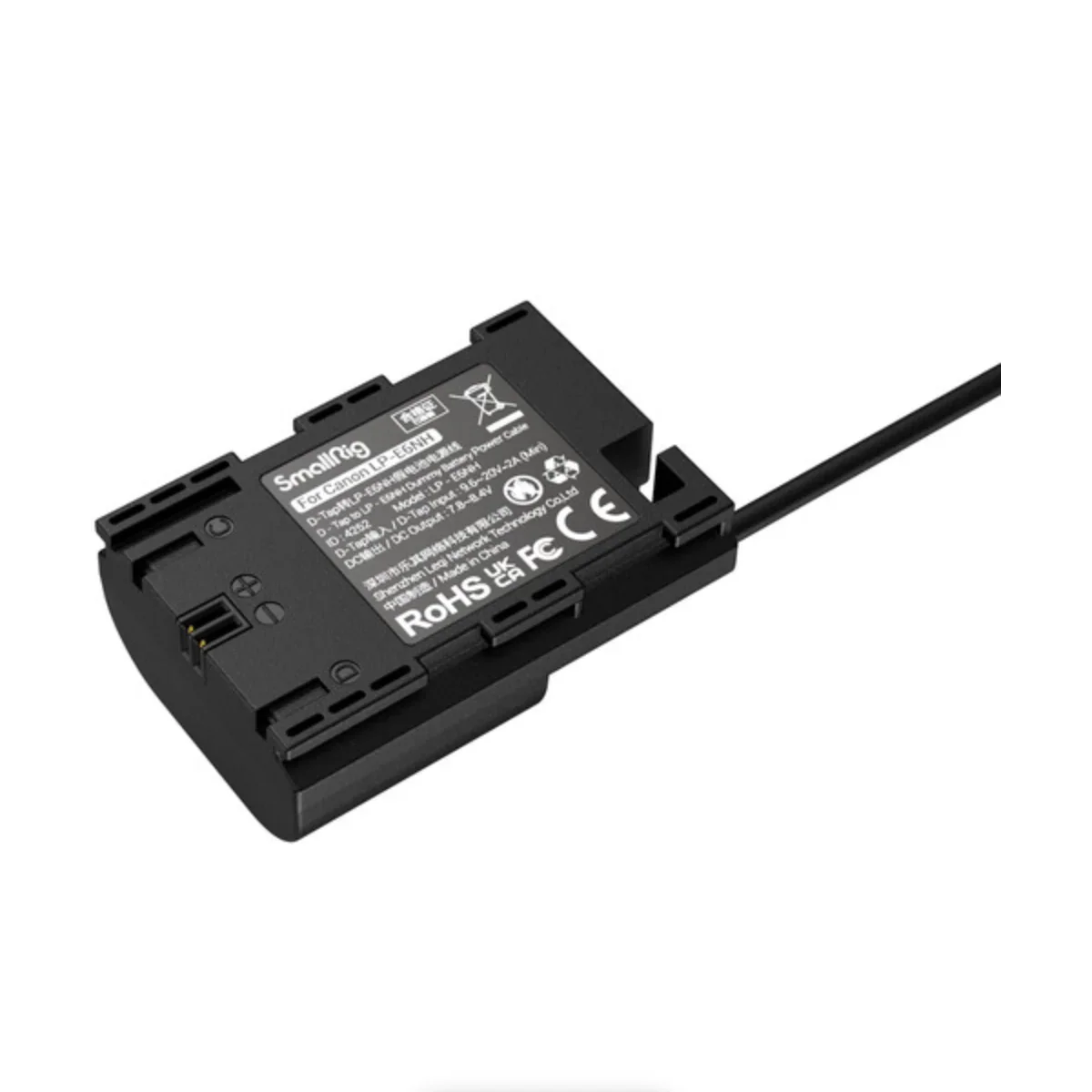 SmallRig D-Tap to Canon LP-E6NH Dummy Battery Power Cable - Image 2
