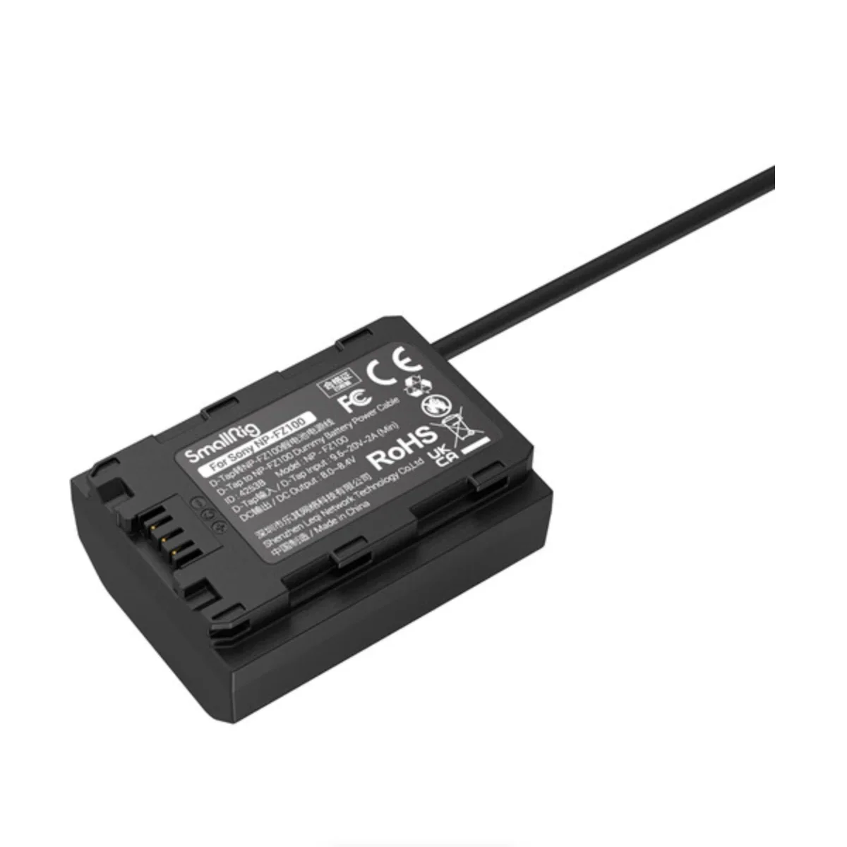 SmallRig D-Tap to Sony NP-FZ100 Dummy Battery Power Cable - Image 2