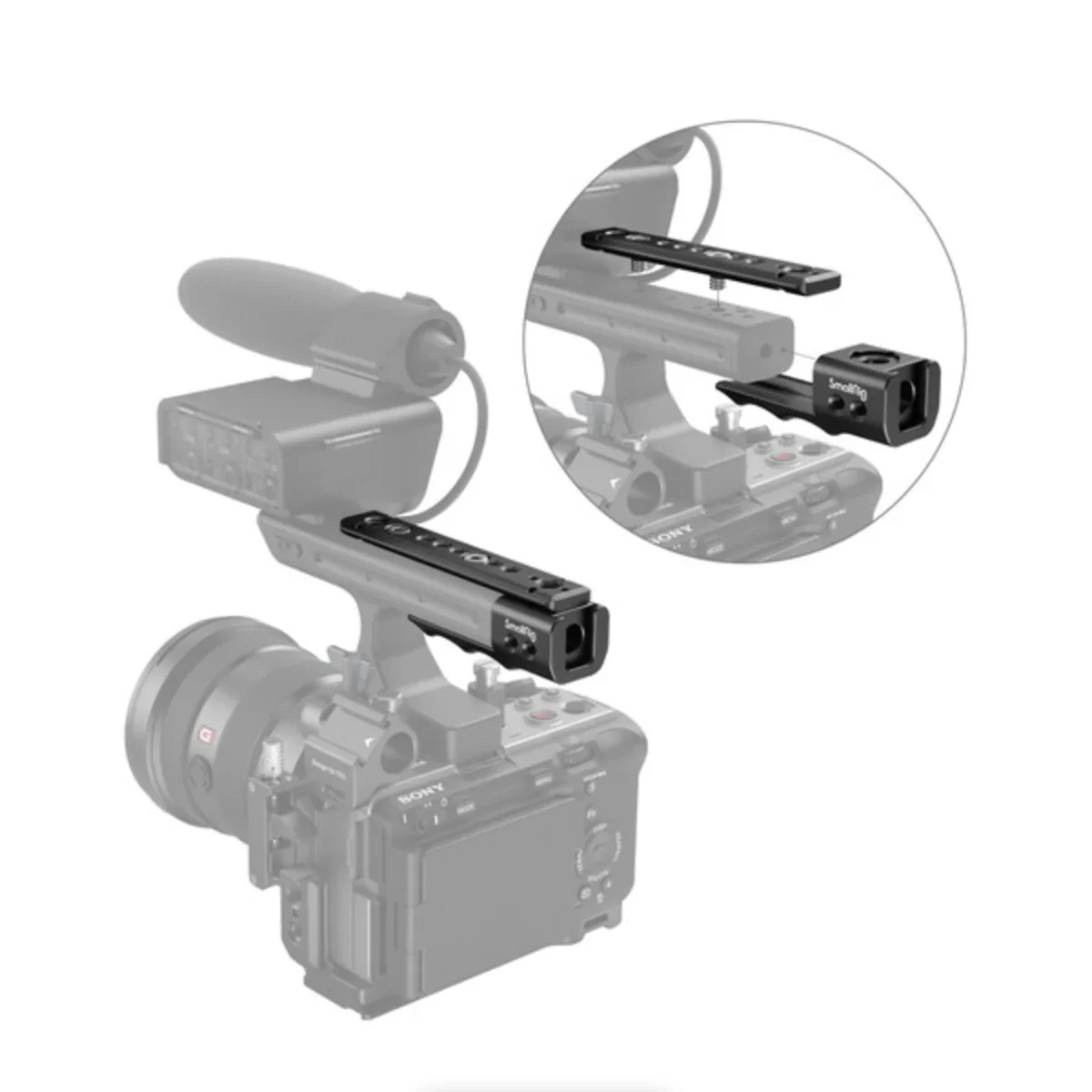 SmallRig Extension Rig for Sony FX3 XLR Handle - Image 5