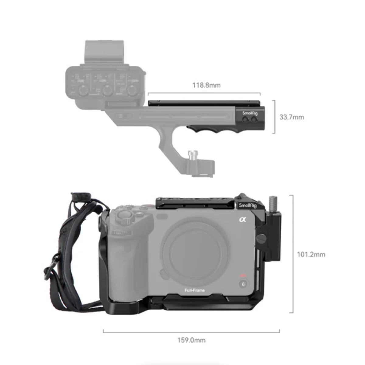 SmallRig Handheld Camera Cage Kit for Sony FX30 / FX3 - Image 2