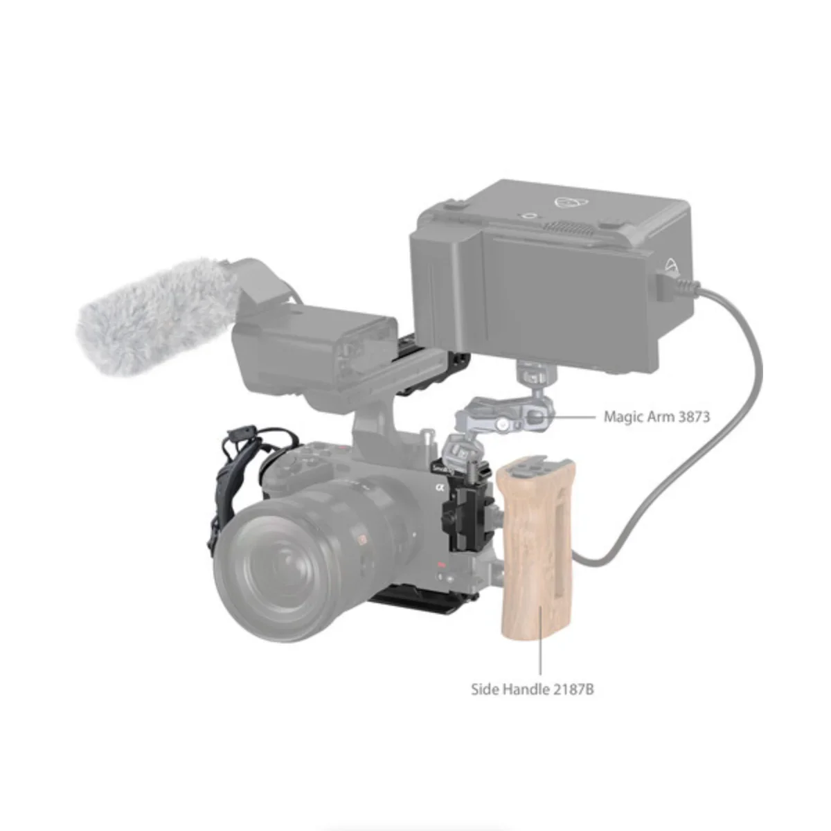 SmallRig Handheld Camera Cage Kit for Sony FX30 / FX3 - Image 4