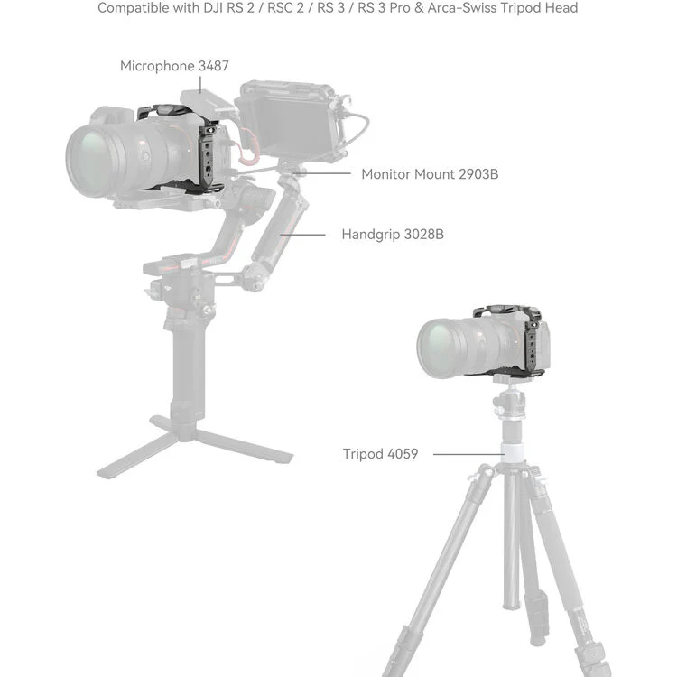 SmallRig HawkLock Quick Release Cage for Sony 7R V / 7 IV / 7S III / A1 / 7R IV - Image 7