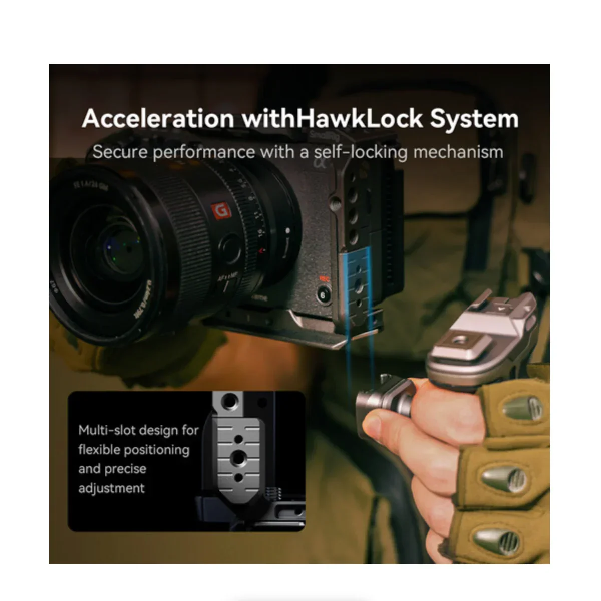 SmallRig HawkLock Quick Release Cage Kit for Sony FX3 / FX30 - Image 12