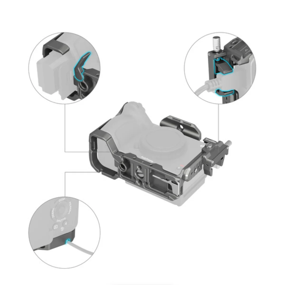 SmallRig HawkLock Quick Release Cage Kit for Sony FX3 / FX30 - Image 6