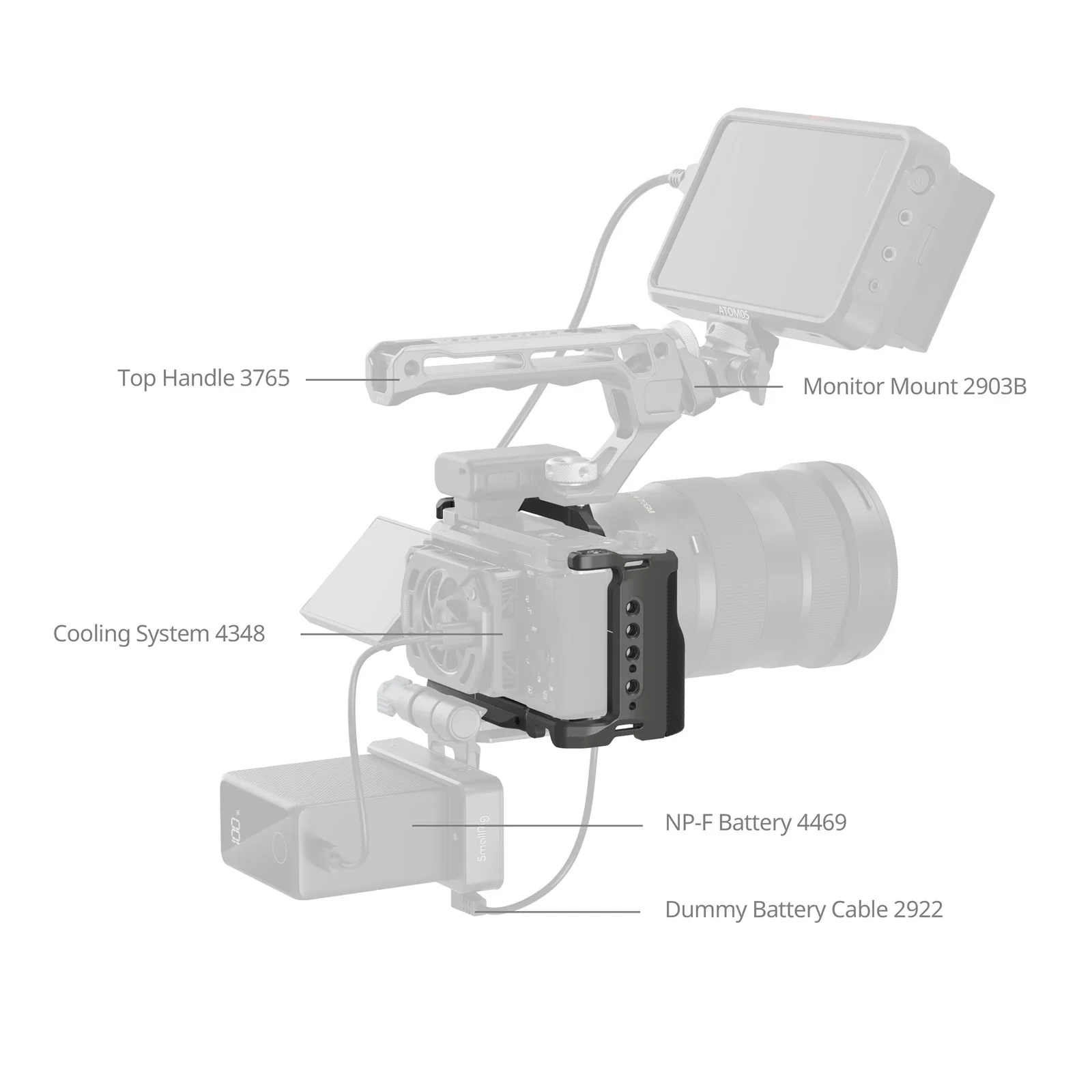 SmallRig HawkLock Quick Release Cage Kit for Sony ZV-E10 II - Image 5