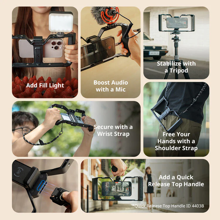 SmallRig IG-01 IntegraGrip Smartphone Cage - Image 8