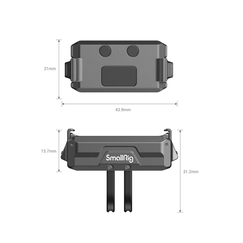 SmallRig Magnetic Adapter Mount for DJI Action 2 - Image 2