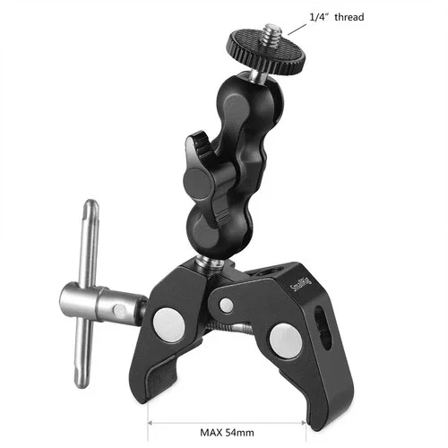 SmallRig Multifunctional Crab Clamp with 3.5" Ball Head Arm - Image 2