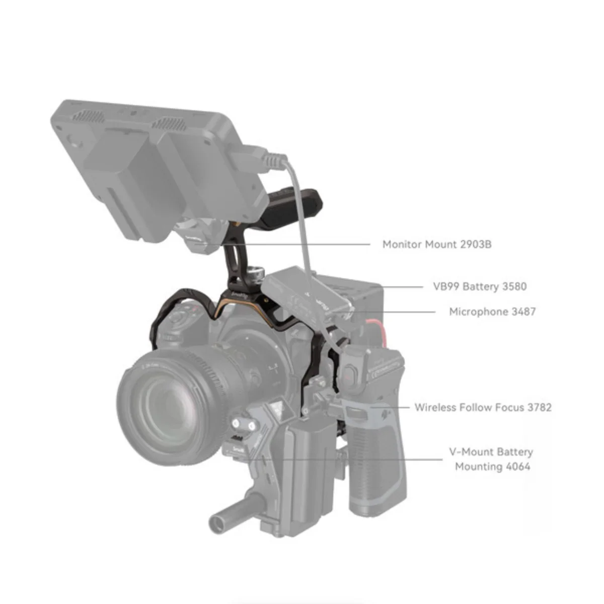 SmallRig "Night Eagle" Full Camera Cage Kit for Nikon Z8 - Image 7