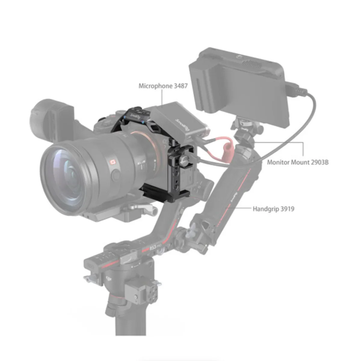 SmallRig Rhinoceros Cage Kit for Sony a7R V, a7 IV & a7S III - Image 6