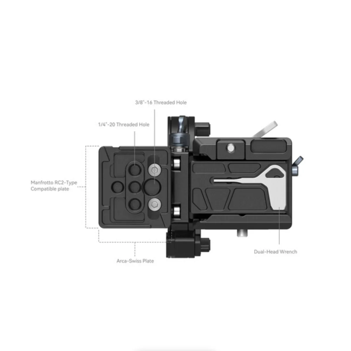 SmallRig Rotatable Horizontal-to-Vertical Mount Plate Kit for Sony Alpha/FX - Image 3
