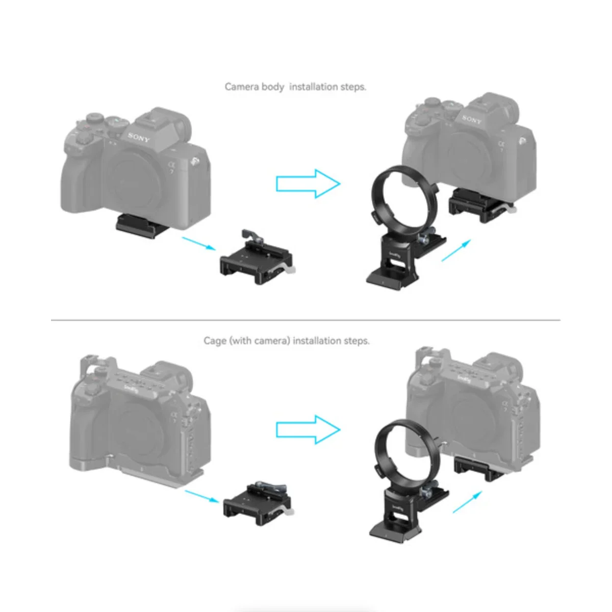 SmallRig Rotatable Horizontal-to-Vertical Mount Plate Kit for Sony Alpha/FX - Image 6
