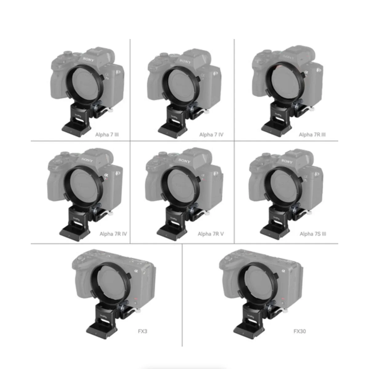 SmallRig Rotatable Horizontal-to-Vertical Mount Plate Kit for Sony Alpha/FX - Image 9
