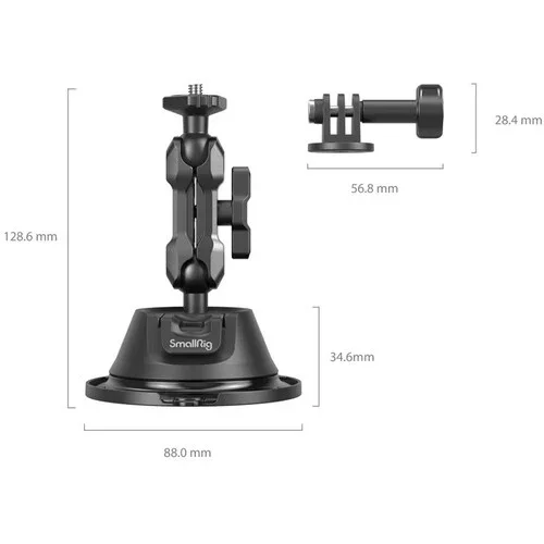 SmallRig SC-1K Portable Suction Cup Mount for Action Cameras - Image 4