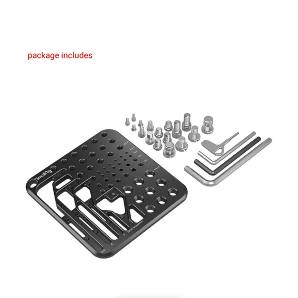 SmallRig Screw and Allen Wrench Storage Plate Kit - Image 2