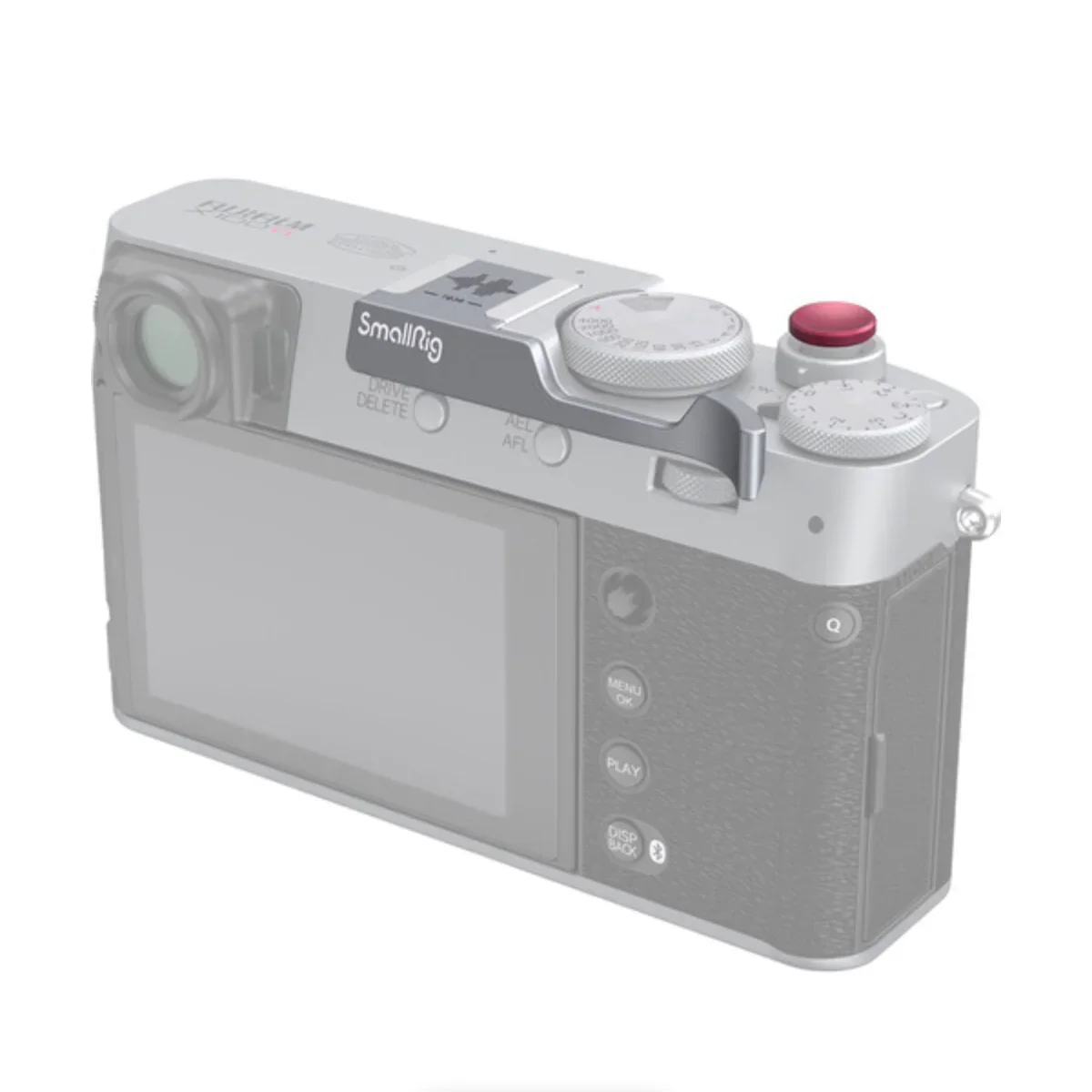 SmallRig Thumb Grip for FUJIFILM X100VI/X100V (Silver) - Image 2