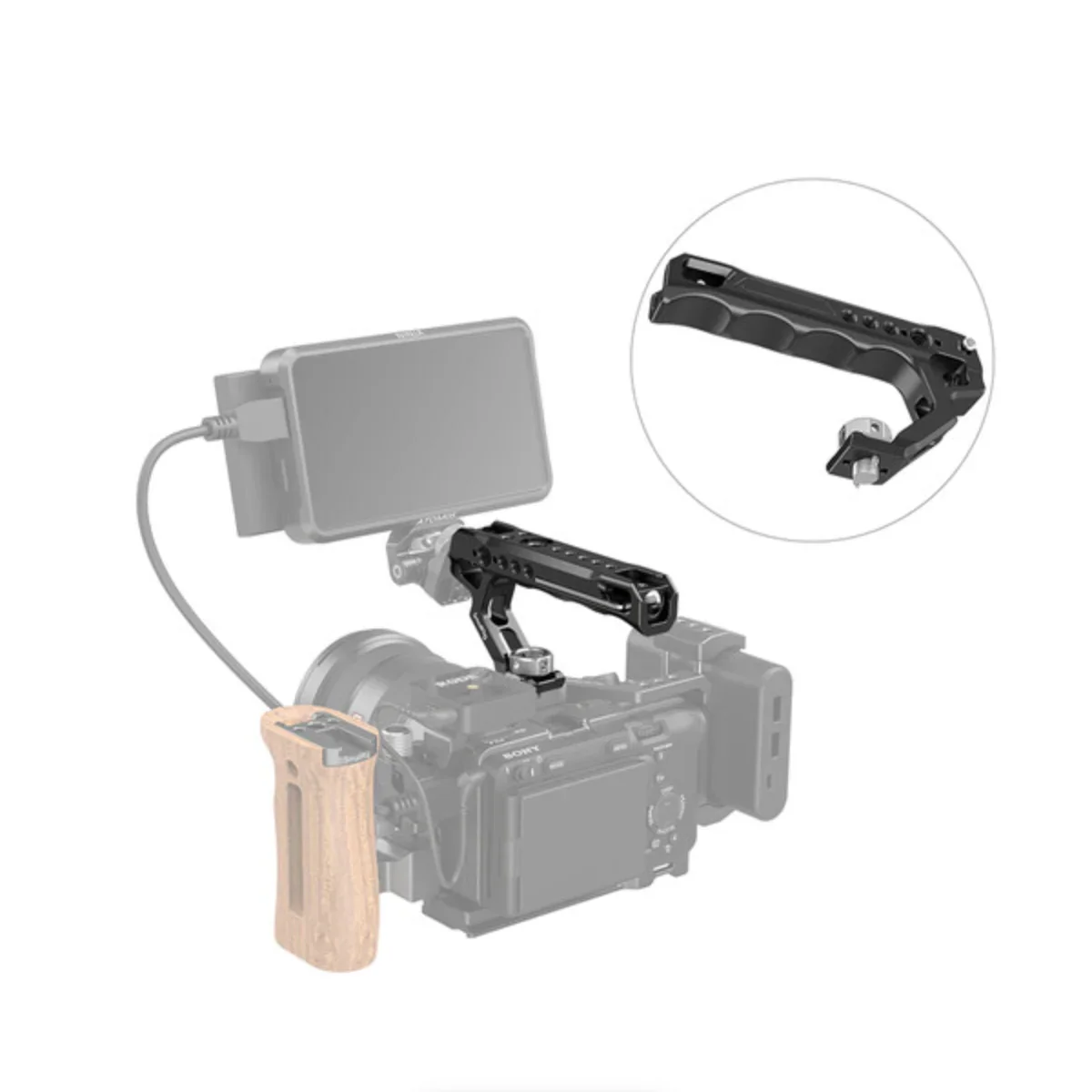 SmallRig Top Handle with ARRI-Style Anti-Twist Mount - Image 4