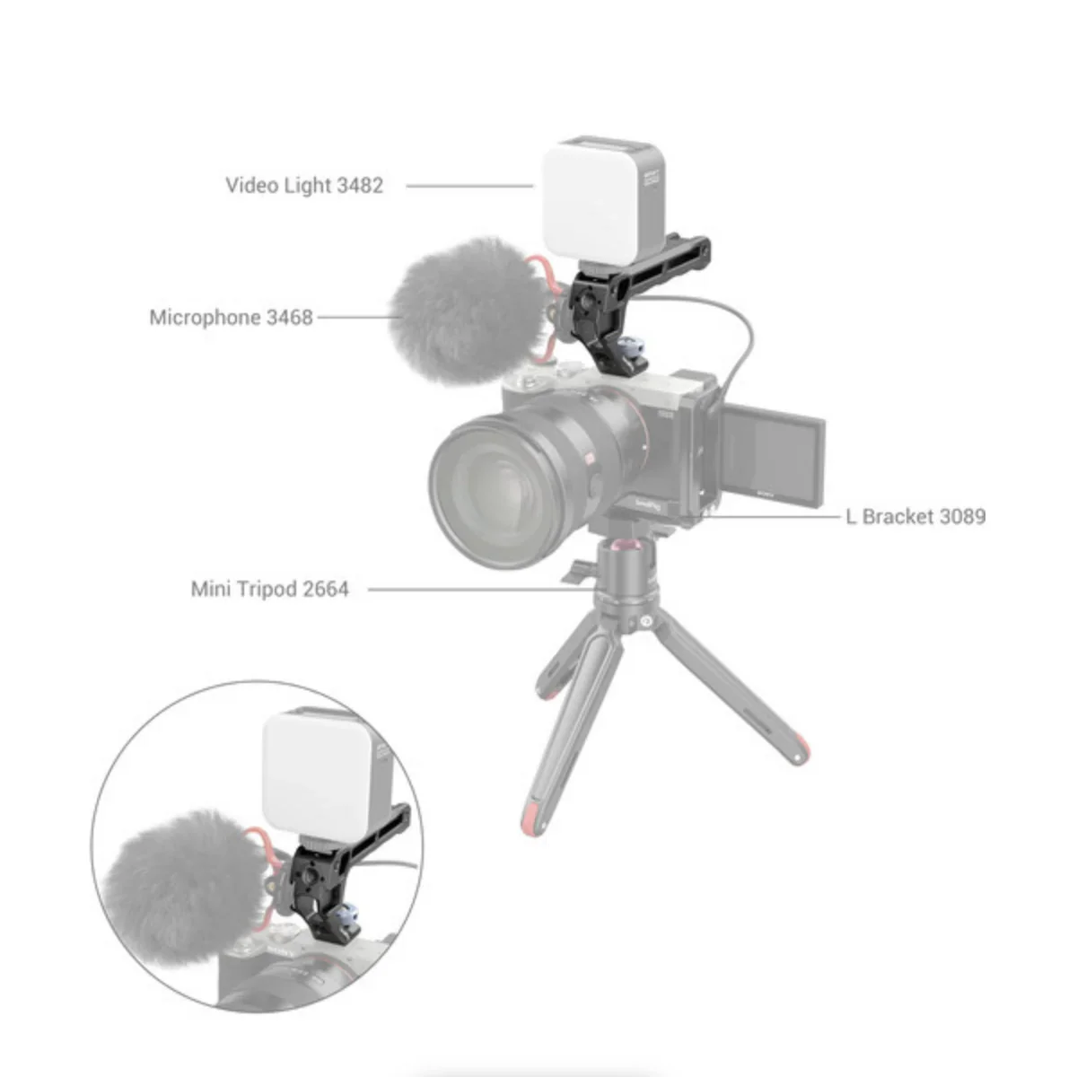 SmallRig Top Handle with Shoe Mount (Lite) - Image 7
