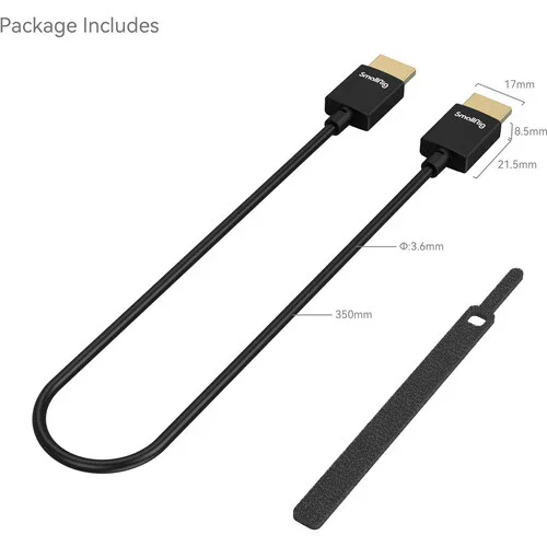 SmallRig Ultra-Slim HDMI Cable (13.8") - Image 6