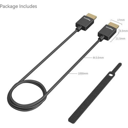 SmallRig Ultra-Slim HDMI Cable (3.3') - Image 7