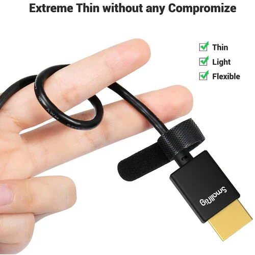 SmallRig Ultra-Slim Micro-HDMI to HDMI Cable (22") - Image 3
