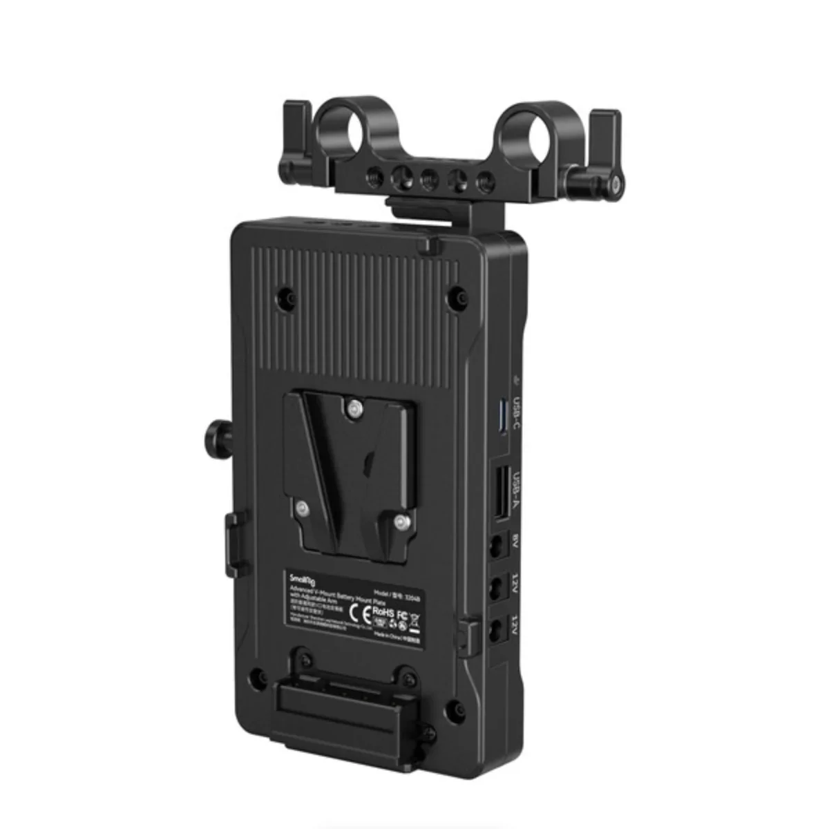 SmallRig V-Mount Battery Adapter Plate with 15mm LWS Rod Clamp & Adjustable Arm - Image 2