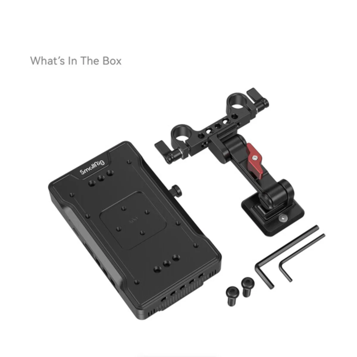 SmallRig V-Mount Battery Adapter Plate with 15mm LWS Rod Clamp & Adjustable Arm - Image 6