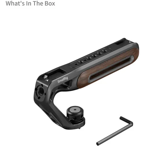SmallRig Wooden Top Handle with 1/4"-20 & 3/8"-16 Locating Screw - Image 3
