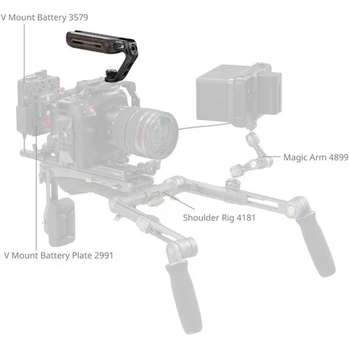 SmallRig Wooden Top Handle with 1/4"-20 & 3/8"-16 Locating Screw - Image 8