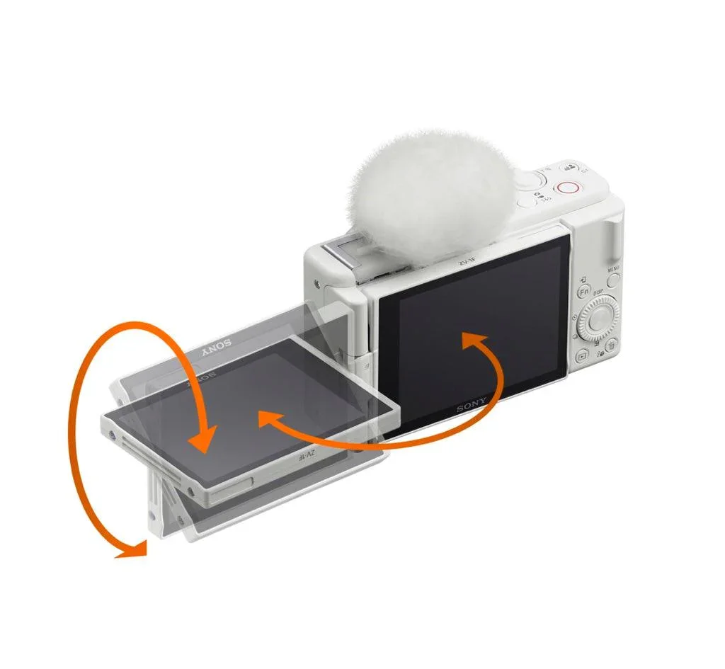 Sony ZV-1F Vlogging Camera (White) - Image 15