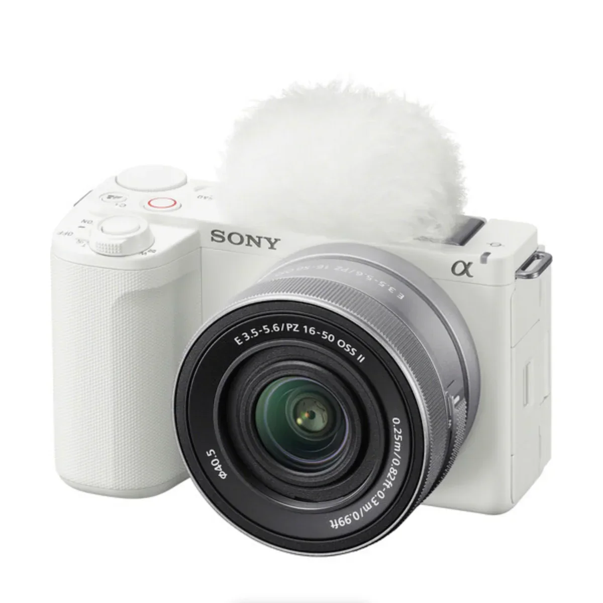 Sony ZV-E10 II Mirrorless Camera with E PZ 16-50mm Lens (White) - Image 8