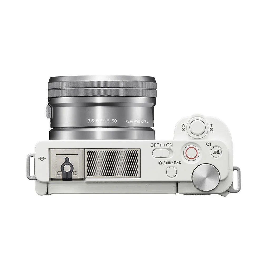 Sony ZV-E10 Mirrorless Camera with 16-50mm Lens (White) - Image 4