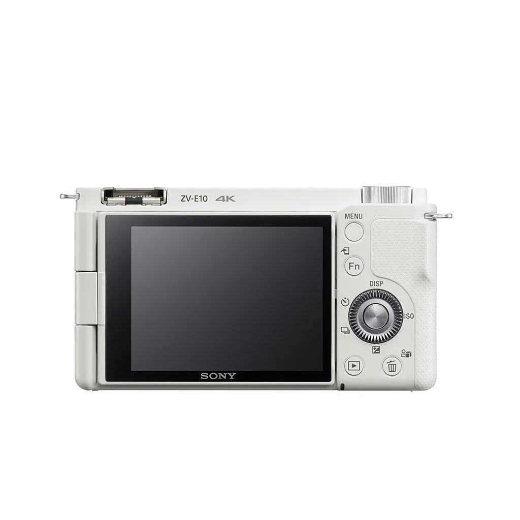 Sony ZV-E10 Mirrorless Camera with 16-50mm Lens (White) - Image 5