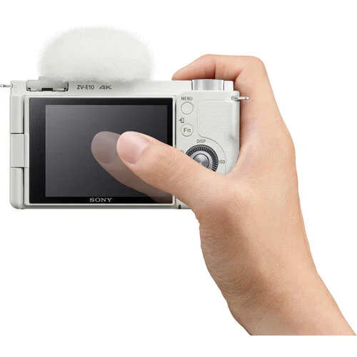 Sony ZV-E10 Mirrorless Camera with PZ 16-50mm f/3.5-5.6 OSS II Lens (White) - Image 9