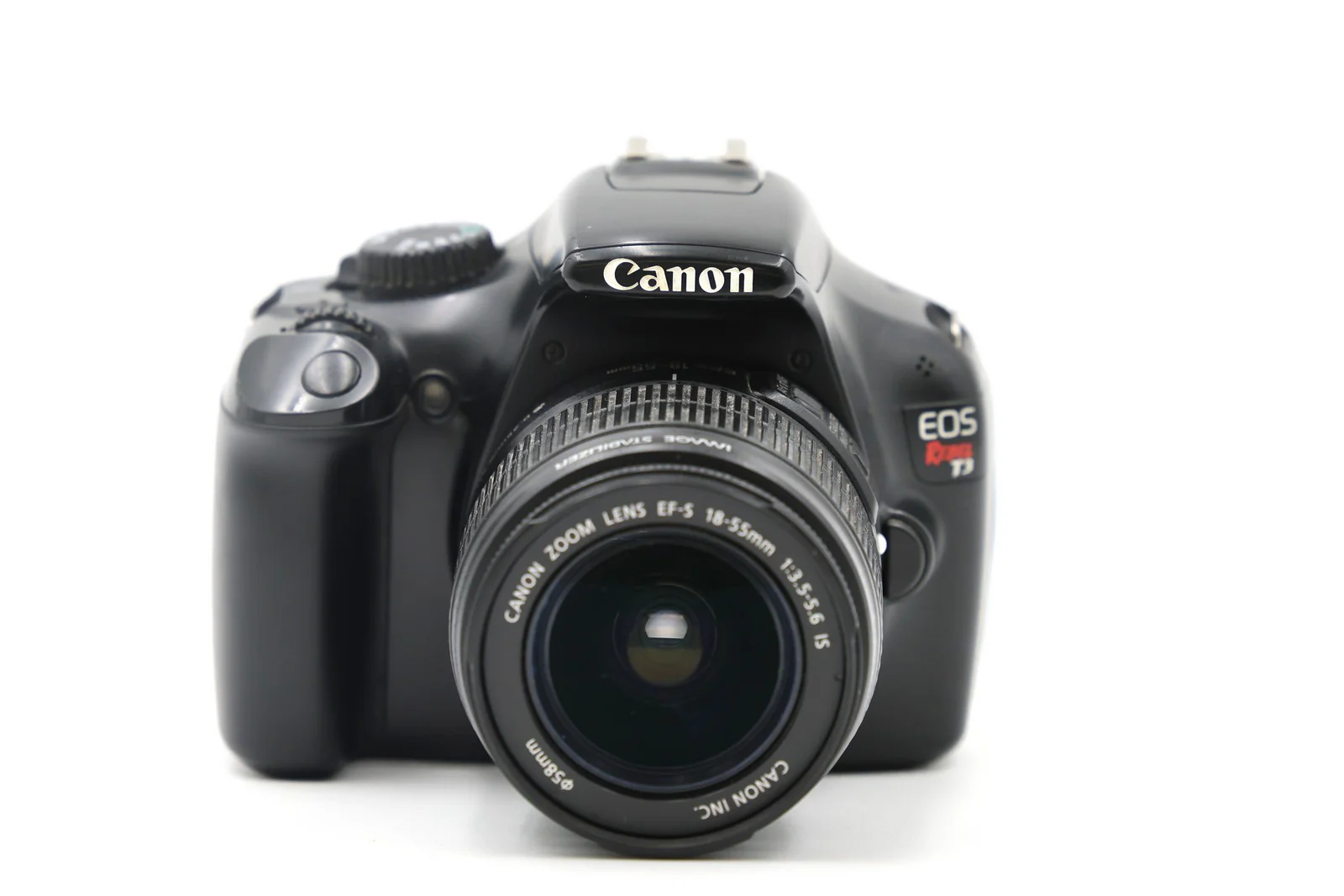 * USED * Canon EOS Rebel T3 Digital SLR Camera with Canon EF-S 18-55mm f/3.5-5.6 IS Lens - Image 3