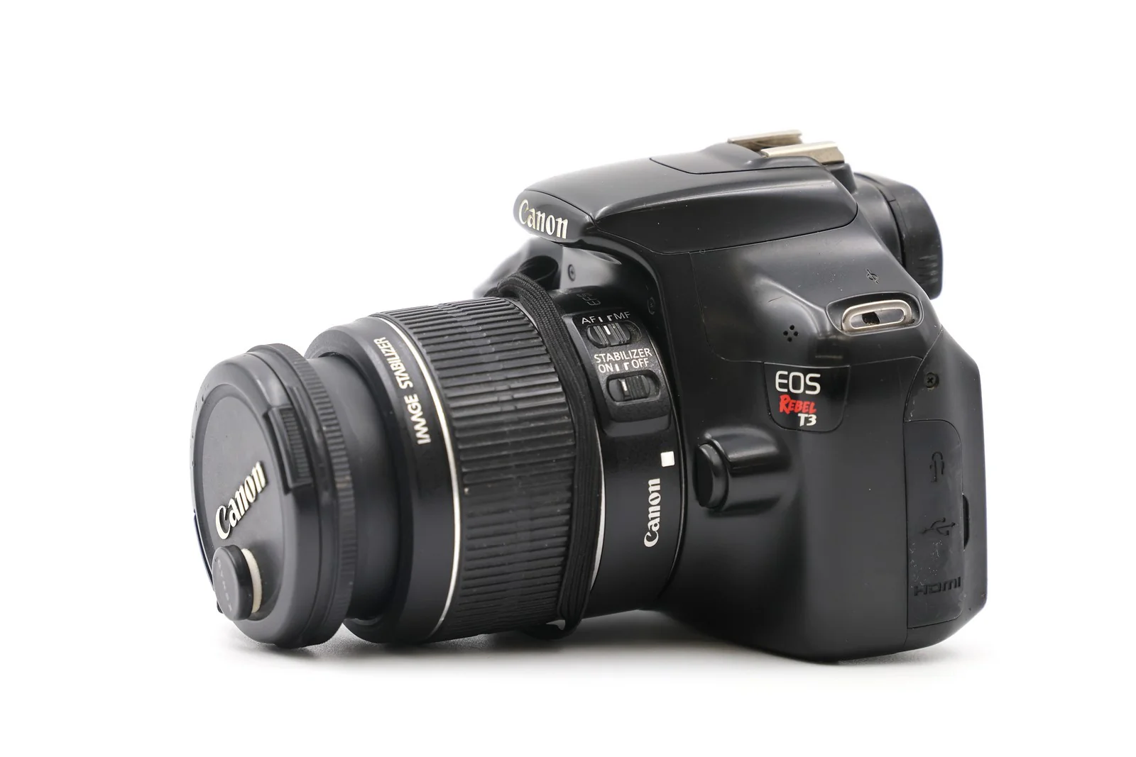 * USED * Canon EOS Rebel T3 Digital SLR Camera with Canon EF-S 18-55mm f/3.5-5.6 IS Lens - Image 4