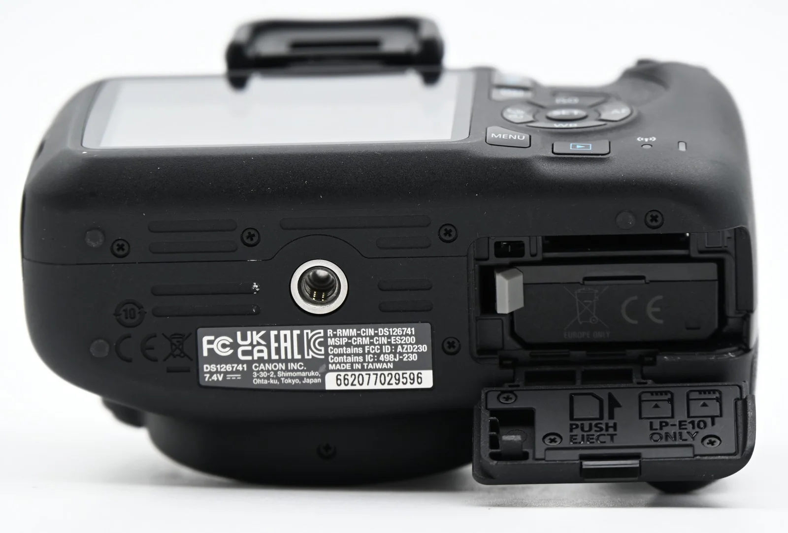 * USED * Canon EOS Rebel T7 DSLR Camera Body SHUTTER 8408 with Canon EF-S 18-55mm Lens - Image 7