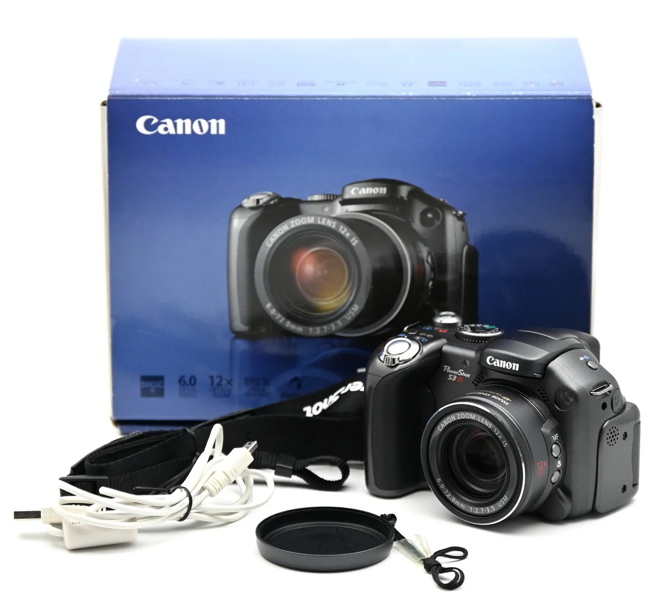 * USED * Canon Powershot S3 IS Digital Camera