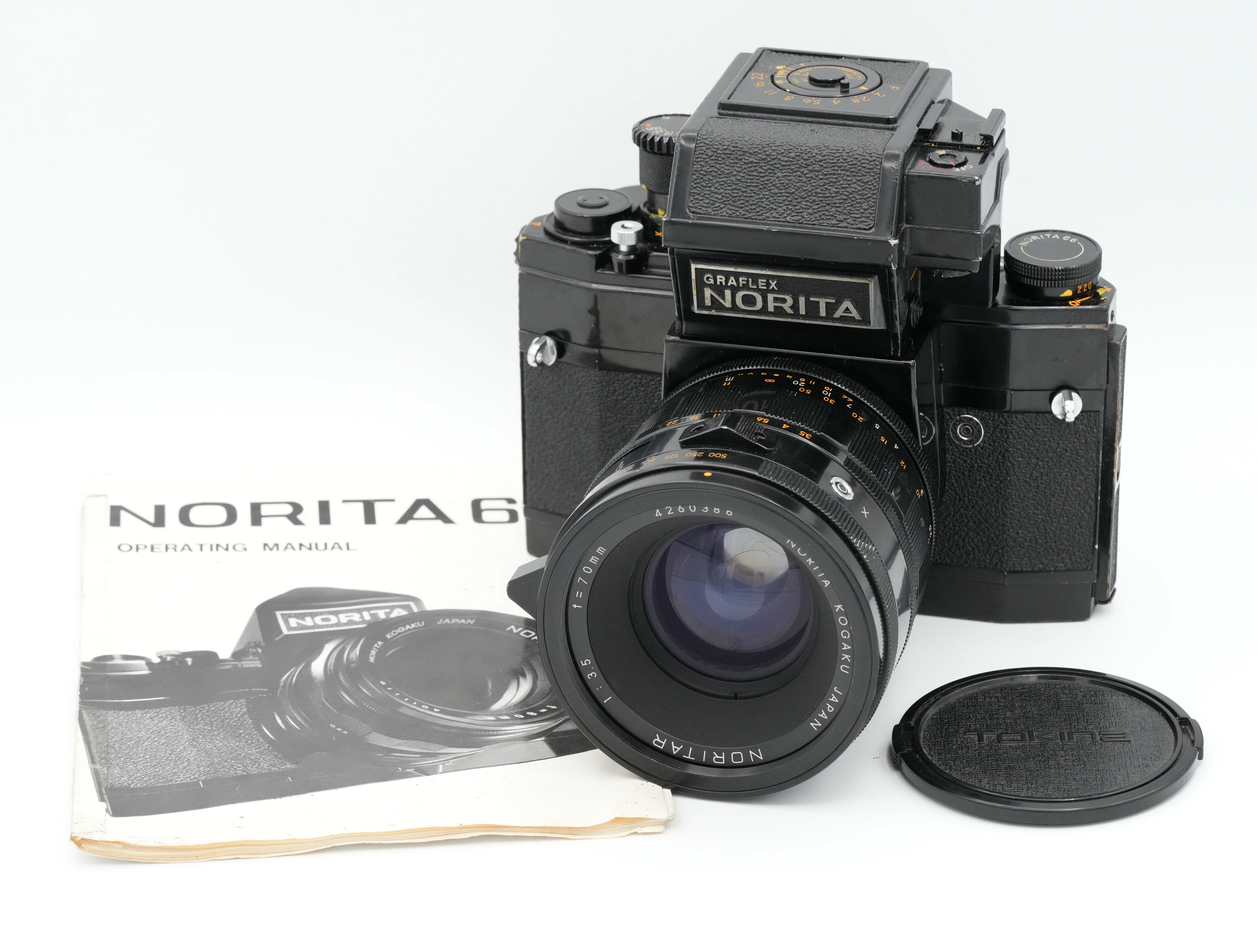 * USED * Graflex Norita 66 Medium Format SLR Film Camera w/ Noritar 70mm f/3.5 Lens