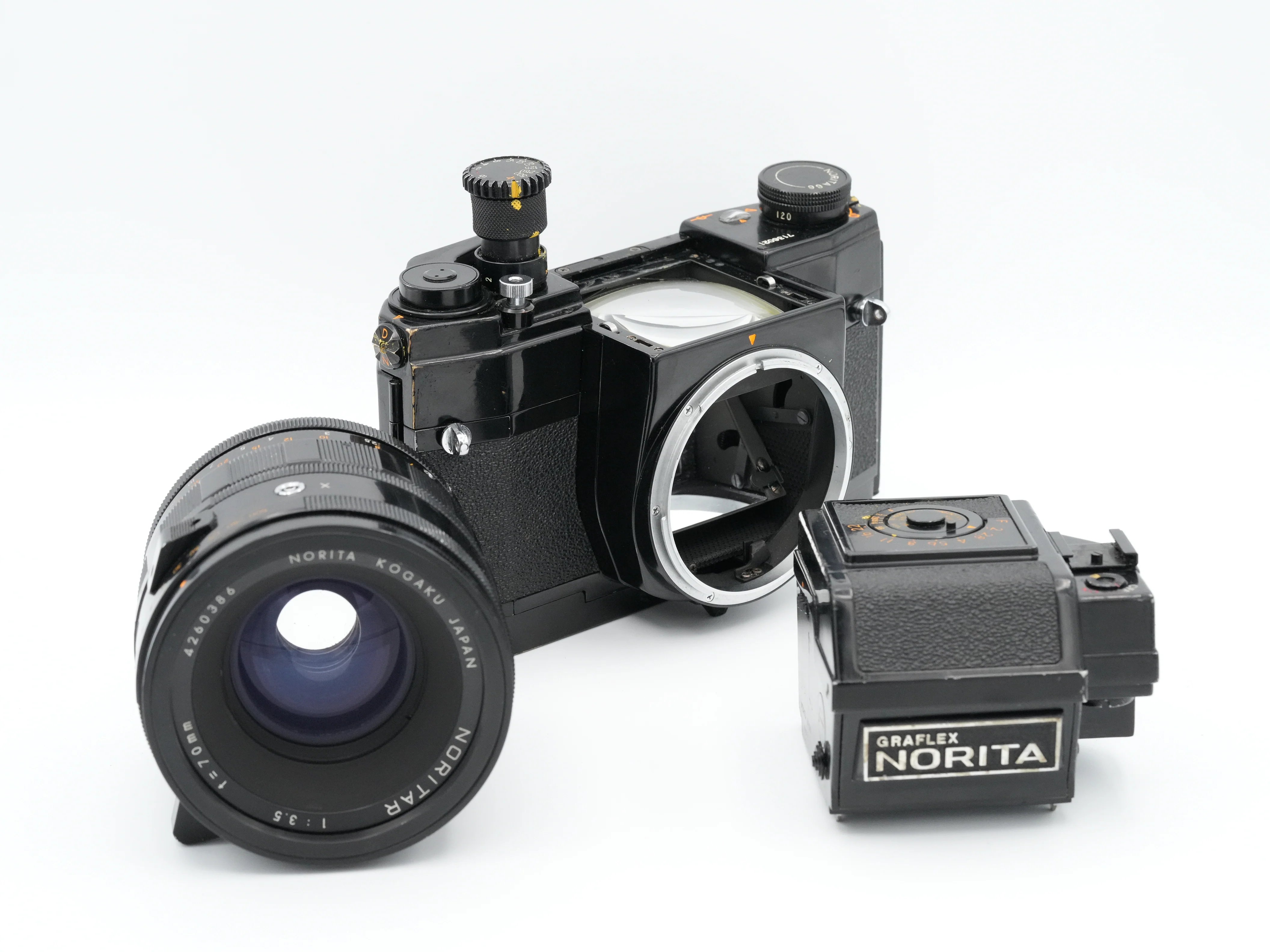 * USED * Graflex Norita 66 Medium Format SLR Film Camera w/ Noritar 70mm f/3.5 Lens - Image 7