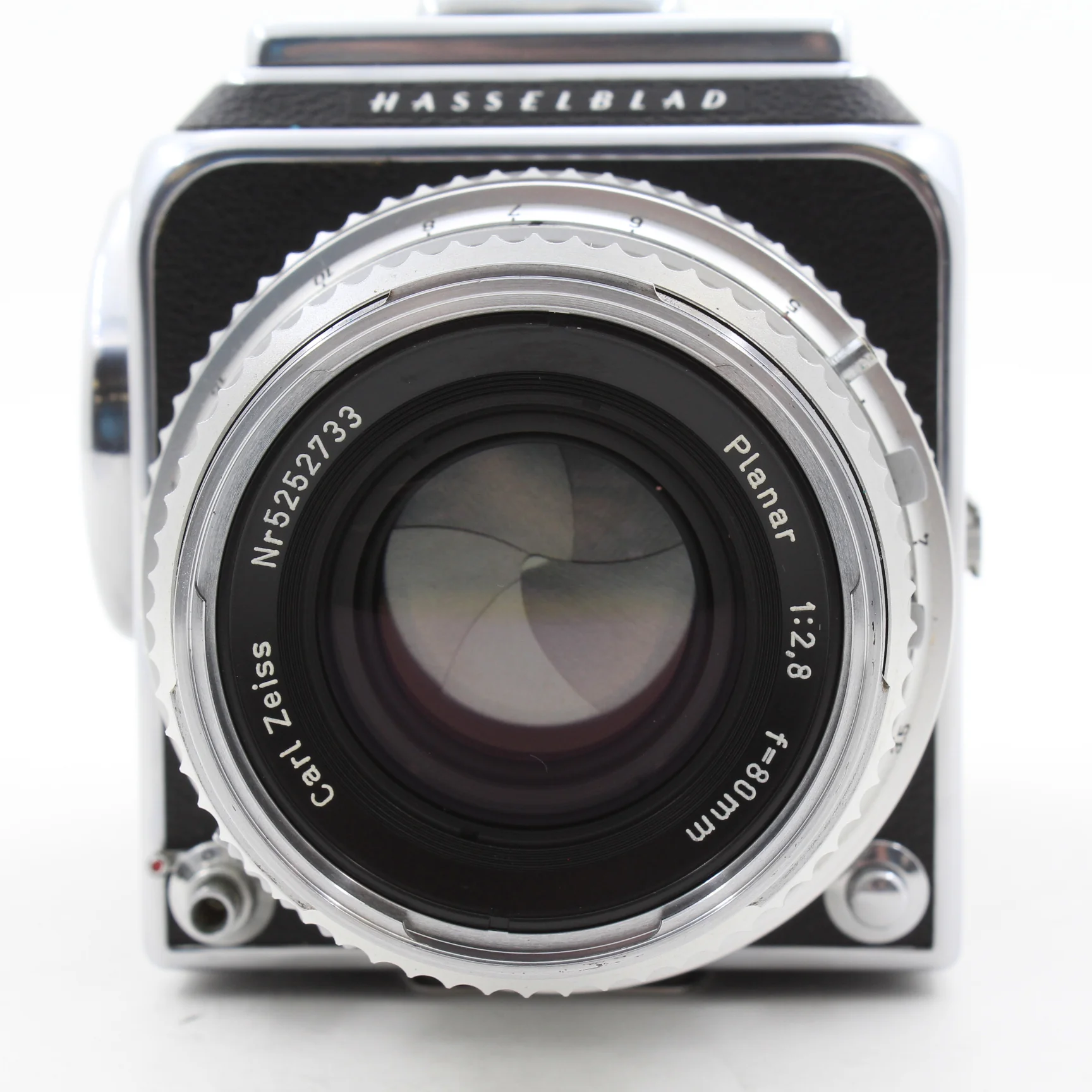 * USED * Hasselblad 500C Black with Hasselblad Carl Zeiss Planar Chrome 80mm F/2.8 Lens - Image 2