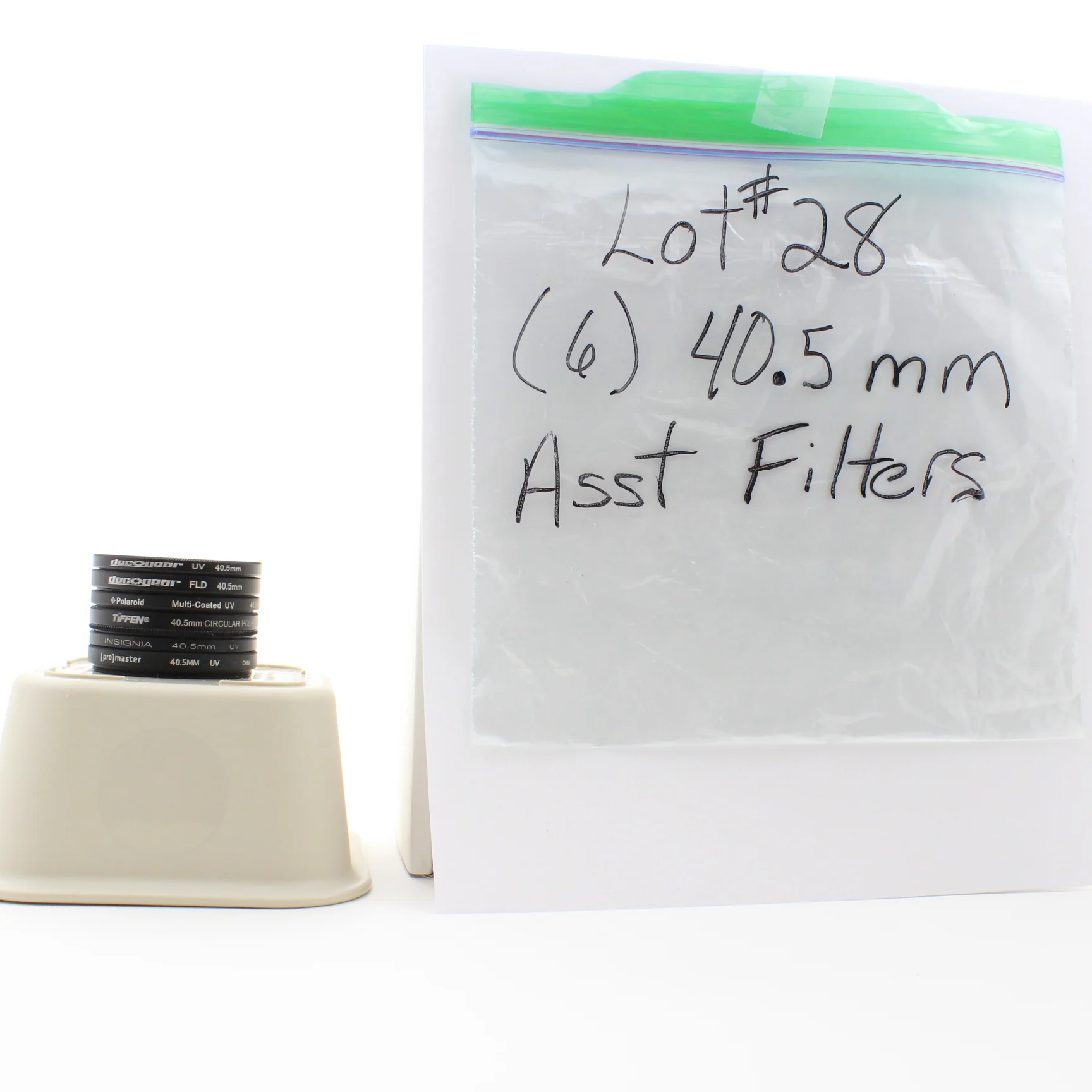 * USED * Lot #28 (5) 40.5mm Lens Filters