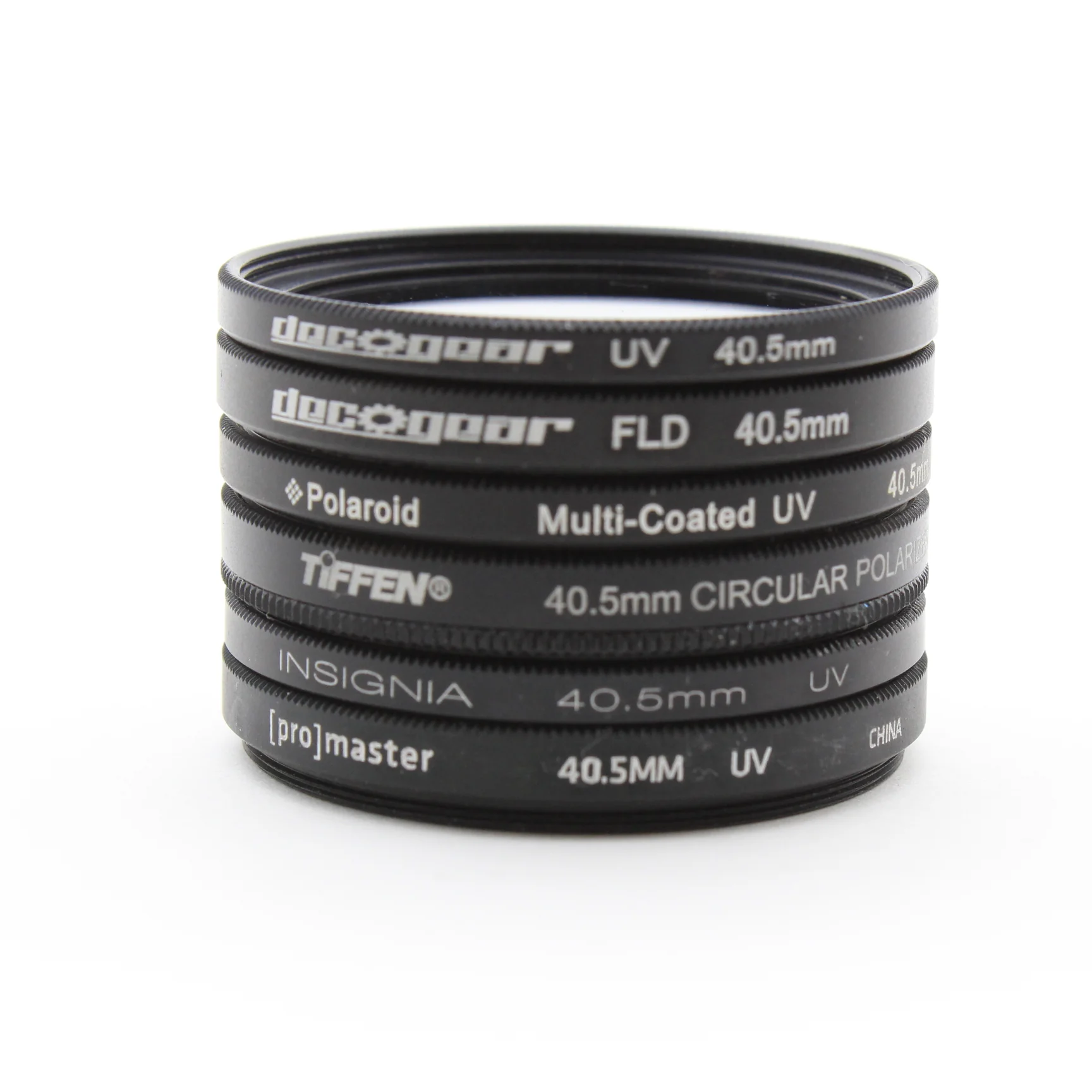 * USED * Lot #28 (5) 40.5mm Lens Filters - Image 2