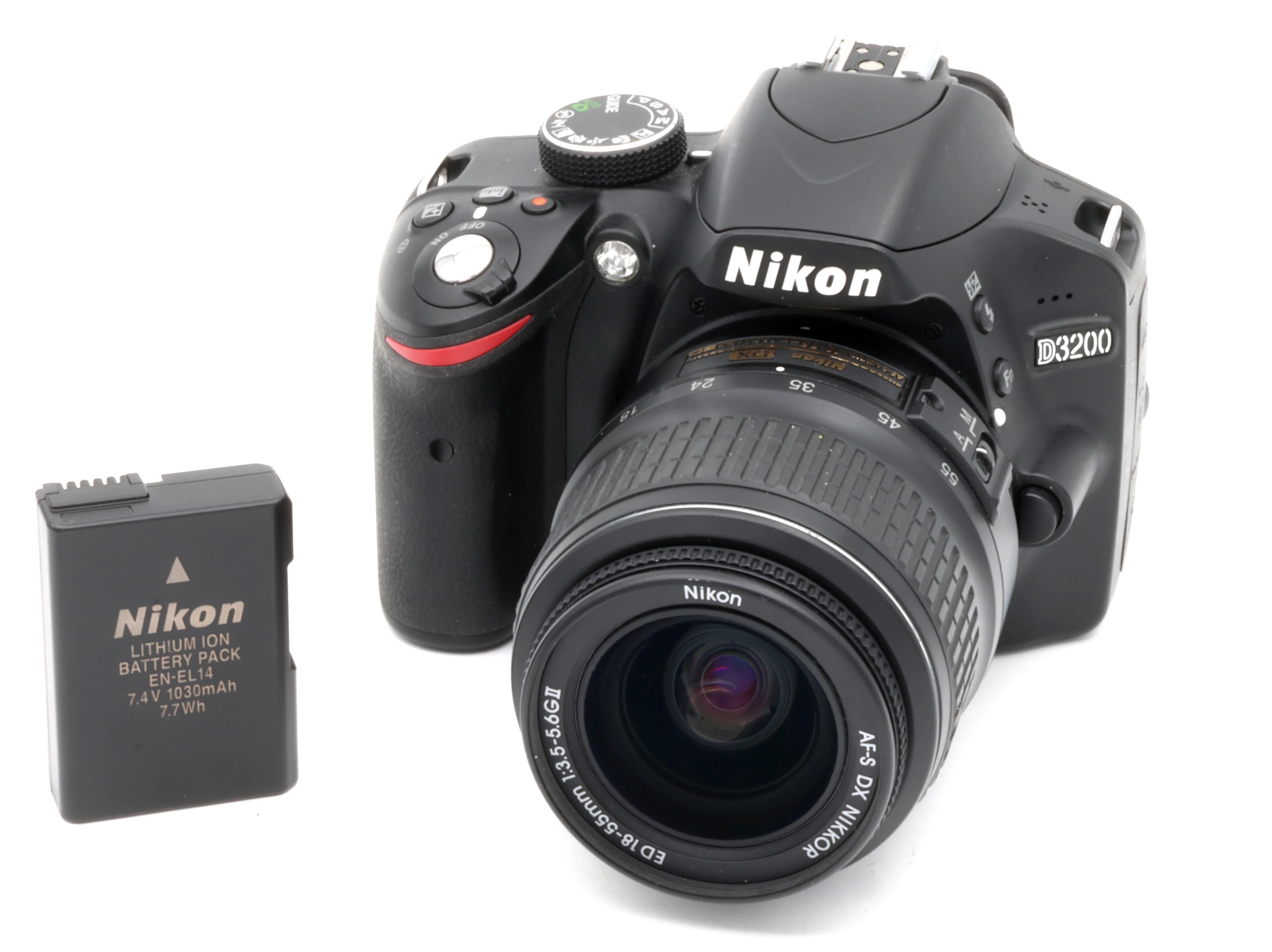 * USED * Nikon D3200 Digital Camera SHUTTER 16971 w/Nikon DX 18-55mm f/3.5-5.6G ED II - Image 3