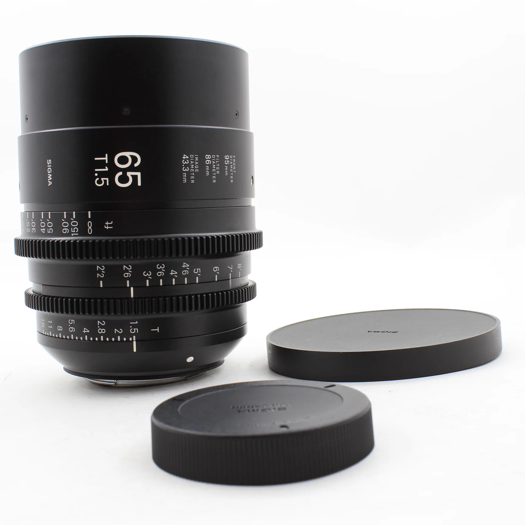 * USED * Sigma 65mm T1.5 FF High-Speed Prime Cine Lens Canon EF Mount