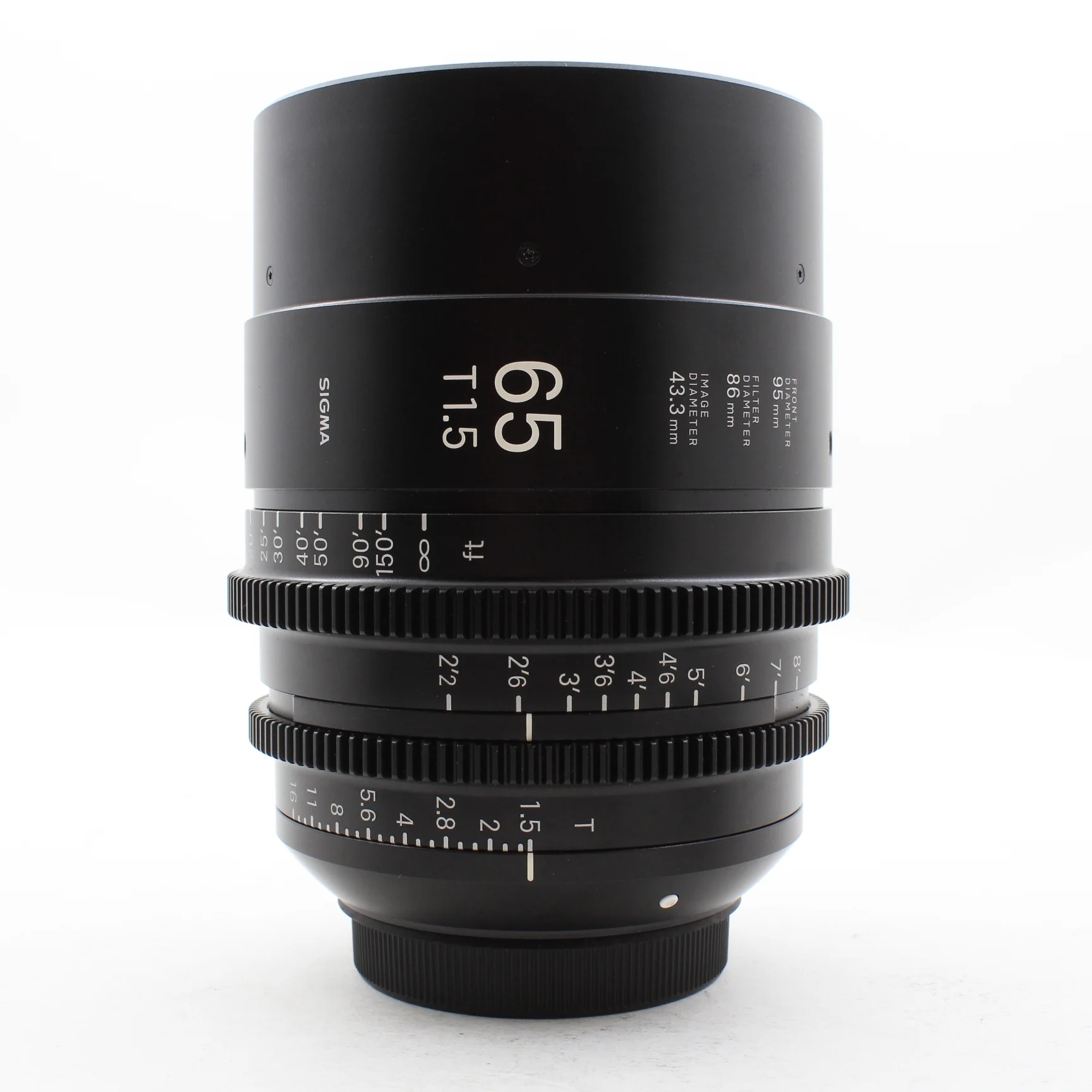 * USED * Sigma 65mm T1.5 FF High-Speed Prime Cine Lens Canon EF Mount - Image 2