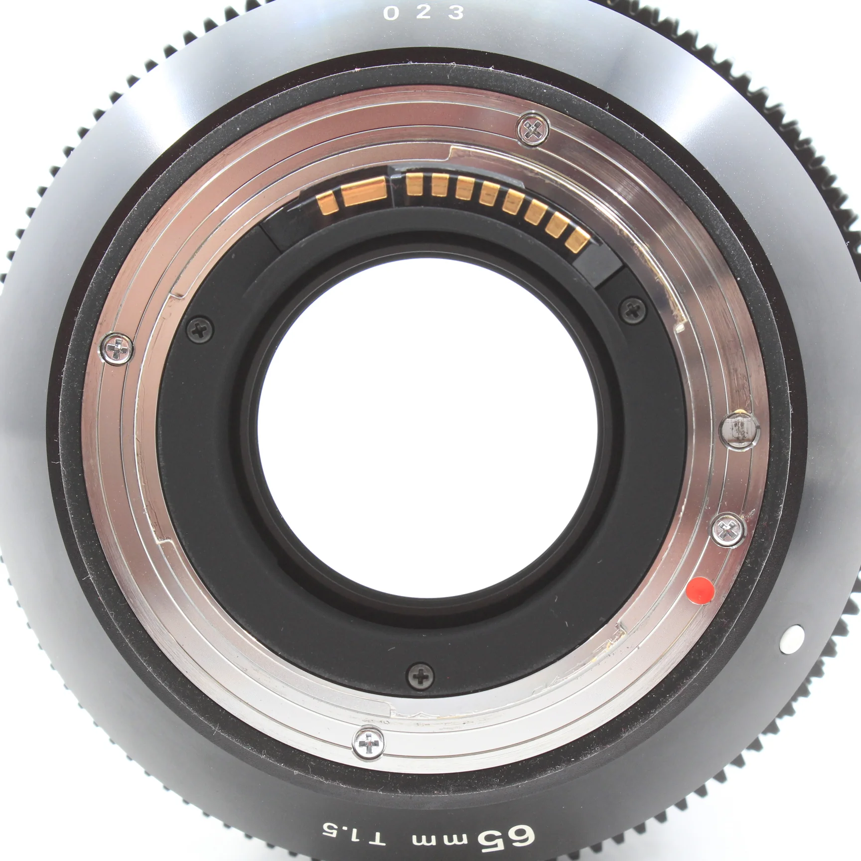* USED * Sigma 65mm T1.5 FF High-Speed Prime Cine Lens Canon EF Mount - Image 6