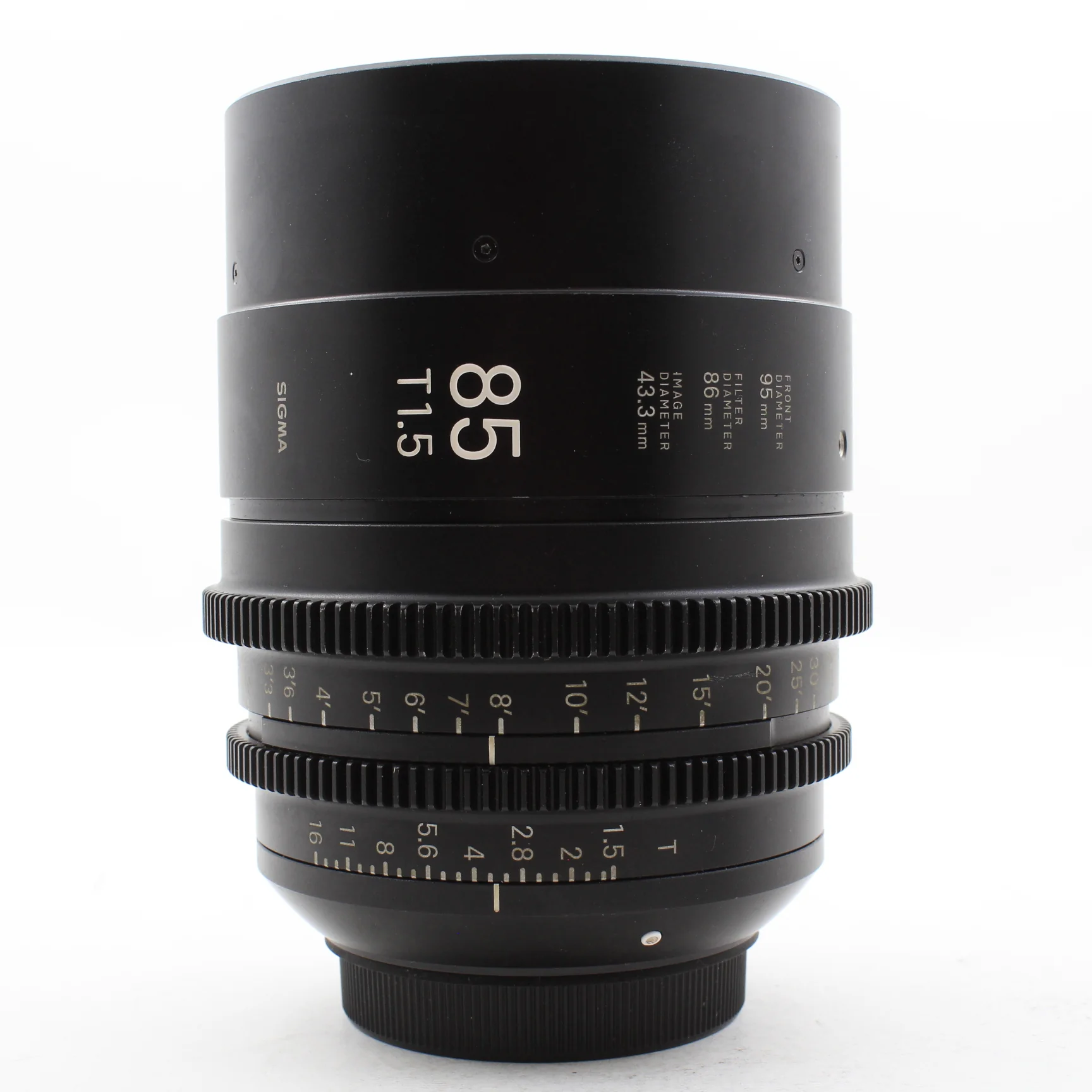 * USED * Sigma 85mm T1.5 FF High-Speed Prime Cine Lens Canon EF Mount - Image 2