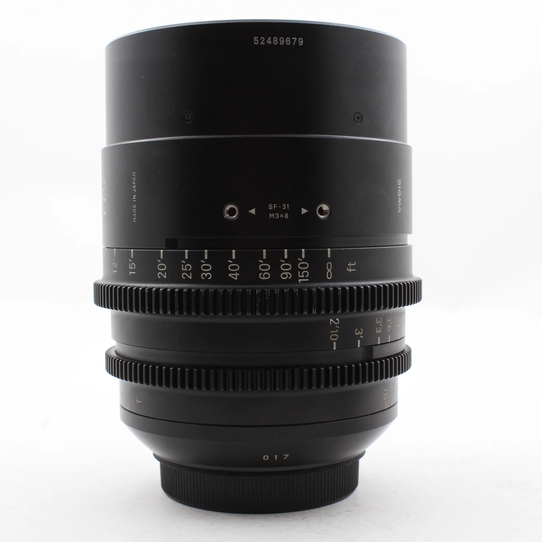 * USED * Sigma 85mm T1.5 FF High-Speed Prime Cine Lens Canon EF Mount - Image 3
