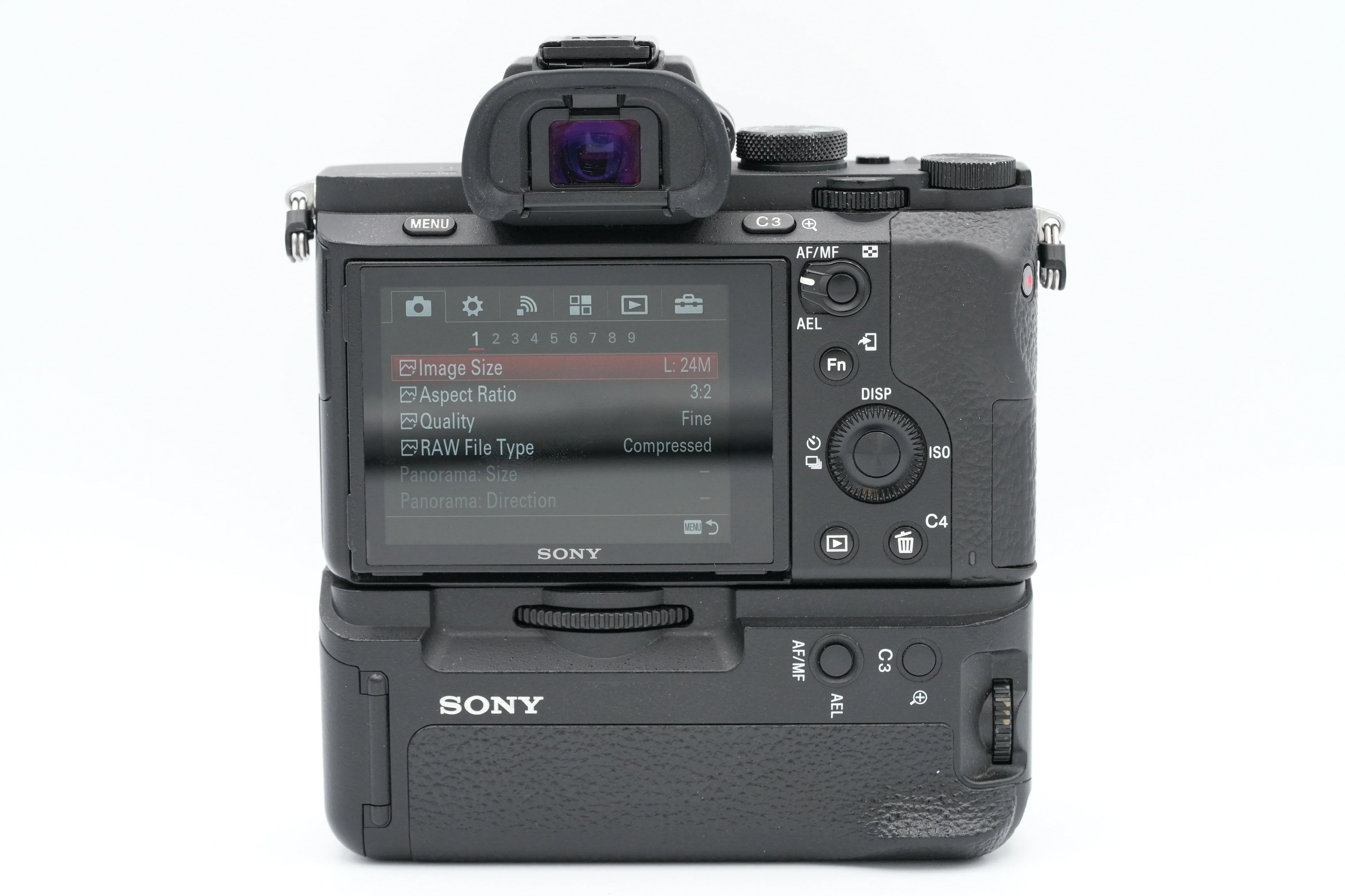 * USED * Sony a7 II Mirrorless Camera with VG-C2EM Battery Grip - Image 9